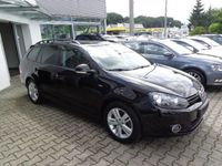 Gebraucht VW Golf VII Match 105 PS (77 kW) 2013 Schwarz metallic Kombi