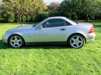 Gebraucht Mercedes SLK230 AMG 193 PS (141 kW) 1997 Silber Cabrio
