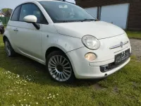 Gebraucht Fiat 500 Lounge 69 PS (50 kW) 2009 Weiß Cabrio