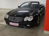 Gebraucht Mercedes SL350 245 PS (180 kW) 2003 Schwarz Cabrio