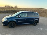 Gebraucht VW Touran 105 PS (77 kW) 2008 Blau Van / Kleinbus