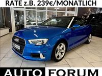 Gebraucht Audi A3 Cabriolet Sport 150 PS (110 kW) 2018 Arablau kristalleffekt Cabrio
