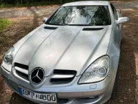 Second-hand Mercedes SLK200 163 CP (119 kW) 2005 Argintiu Cabrio