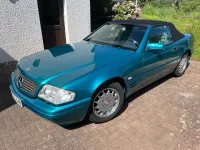 Gebraucht Mercedes SL320 245 PS (180 kW) 1997 Grün Cabrio