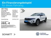 Gebraucht VW T-Roc Style 150 PS (110 kW) 2023 Pure white/schwarz SUV