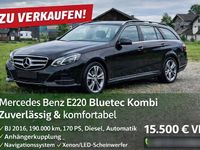 Gebraucht Mercedes E220 170 PS (125 kW) 2016 Schwarz Kombi