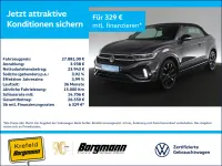 Gebraucht VW T-Roc Cabriolet R-line 150 PS (110 kW) 2022 Rauchgrau metallic (metallic) Cabrio