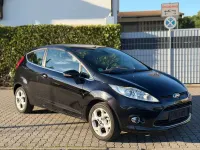 Gebraucht Ford Fiesta Titanium 95 PS (69 kW) 2010 Pantherschwarz metallic Kleinwagen