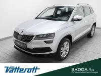 Gebraucht Skoda Karoq Clever 110 PS (80 kW) 2021 Stribrna brilliant/ brilliants SUV