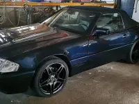 Gebraucht Mercedes SL320 231 PS (169 kW) 1997 Blau Cabrio