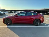 Brugt Tesla Model 3 Performance 377 kW (513 HK) 2021 Rød Sedan