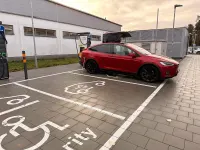 Gebraucht Tesla Model X 567 kW (772 PS) 2016 Rot SUV