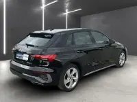 Używany Audi A3 S-Line 150 KM (110 kW) 2022 Czarny Sedan/Limuzyna