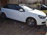 Gebraucht VW Golf Cabriolet 105 PS (77 kW) 2012 Weiß Cabrio