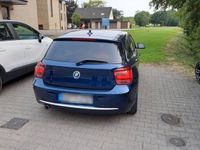 gebraucht BMW 120 d e.Sitze Leder Navi Alu Flg.