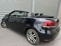 Gebraucht VW Golf Cabriolet Exclusive 160 PS (117 kW) 2012 Schwarz Cabrio