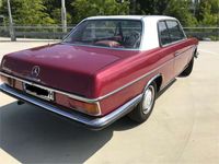 gebraucht Mercedes 260 Bordeaux rotes coupe mit weissem Dach