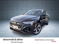 Gebraucht Audi Q8 e-tron S-Line 300 kW (408 PS) 2023 Mythosschwarz metallic SUV