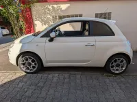 Gebraucht Fiat 500 Lounge 69 PS (50 kW) 2012 Weiß Kleinwagen