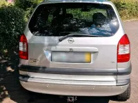 Gebraucht Opel Zafira 125 PS (91 kW) 2003 Silber Van / Kleinbus
