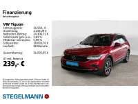 Gebraucht VW Tiguan Active 150 PS (110 kW) 2022 Rot SUV
