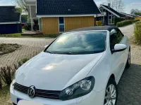 Gebraucht VW Golf Cabriolet 105 PS (77 kW) 2012 Weiß Cabrio