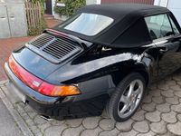 gebraucht Porsche 993 Cabrio, 18“ turbo, Voll-Leder, 33pkt. DSP. E-Dach