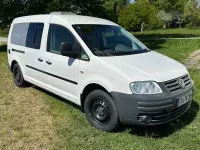 Gebraucht VW Caddy 105 PS (77 kW) 2009 Weiß Van / Kleinbus