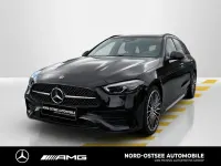 Gebraucht Mercedes C220 AMG 197 PS (144 kW) 2025 Metalliclack obsidianschwarz Kombi