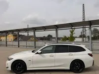 Gebraucht BMW 320e M Sport 204 PS (150 kW) 2022 Weiß Kombi