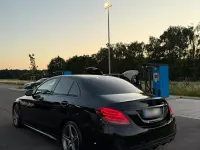 Gebraucht Mercedes C220 AMG line 170 PS (125 kW) 2015 Schwarz Limousine