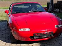 Second-hand Mazda MX5 115 CP (84 kW) 1990 Roșu Cabrio