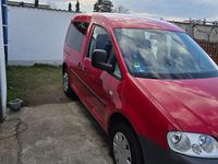 Gebraucht VW Caddy Life 102 PS (75 kW) 2009 Rot Van / Kleinbus