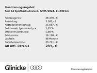 Gebraucht Audi A1 Sportback Advanced Plus 110 PS (80 kW) 2024 Rot Kleinwagen
