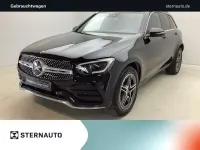Gebraucht Mercedes GLC300 AMG line 245 PS (180 kW) 2019 Metalliclack obsidianschwarz SUV