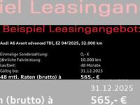 Gebraucht Audi A6 Advanced Plus 204 PS (150 kW) 2025 Silber (florettsilber metallic) Kombi