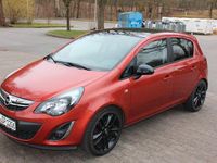 Gebraucht Opel Corsa Color Edition 69 PS (50 kW) 2013 Orange Kleinwagen