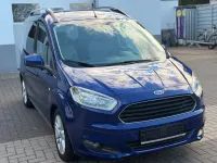Gebraucht Ford Tourneo Courier Titanium 101 PS (74 kW) 2017 Blau Van / Kleinbus