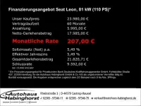 Gebraucht Seat Leon Style 110 PS (80 kW) 2024 Magnetic grau (metallic) Limousine