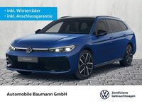 Gebraucht VW Passat R-line 150 PS (110 kW) 2024 Reef blue metallic Kombi