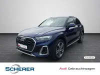 Gebraucht Audi Q5 Sport 299 PS (219 kW) 2023 Navarrablau metallic SUV