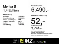 Gebraucht Opel Meriva Edition 101 PS (74 kW) 2010 Starsilber iii m2 Van / Kleinbus