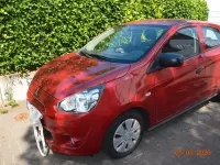 Gebraucht Mitsubishi Space Star 71 PS (52 kW) 2016 Rot Kleinwagen