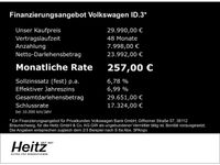 gebraucht VW ID3 Pro Performance Navi Sitzhzg Klimaautom ACC