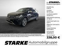 Gebraucht VW Tiguan Allspace Elegance 200 PS (147 kW) 2022 Schwarz (deep black perleffekt) SUV