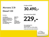 gebraucht Opel Movano 3.5t Diesel 120 L3H2 Klima DAB ZV Holzb.