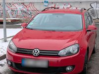 Gebraucht VW Golf VI 105 PS (77 kW) 2010 Rot Kleinwagen