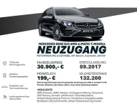 Gebraucht Mercedes E43 AMG AMG 401 PS (294 kW) 2017 Schwarz Limousine
