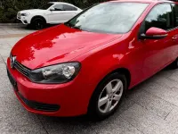 Gebraucht VW Golf VI Comfortline 105 PS (77 kW) 2010 Rot Kleinwagen