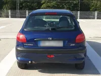 Gebraucht Peugeot 206 60 PS (44 kW) 1999 Blau Kleinwagen